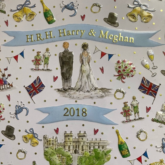 Harry & Meghan Royal Wedding Embossed Commemorative Tin 2018 - Picture 2 of 7